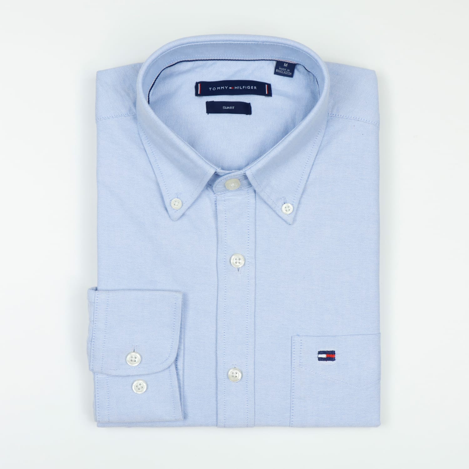 Premium Oxford Cotton Slim Fit Shirt | Sky Blue